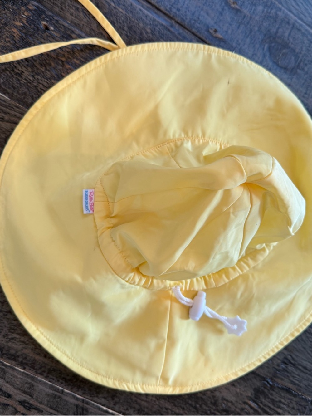 Ruffle Butts Sun Hat 12-24 yellow hat